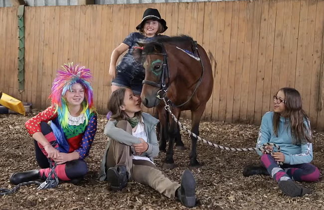 viel Freiheit und Spass bei den Kindern in den Reiterferien